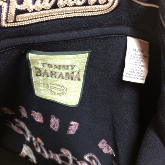 New England Patriots Tommy Bahama Navy Blue XL Pullover Football Sweatshirt - Picture 8 of 8
